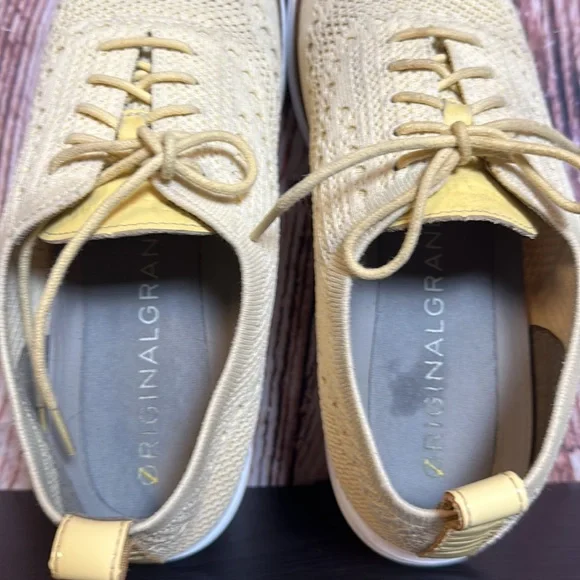 Cole Haan Grand OS Original Grand Knit Wing Tip Oxfords Womens Sz 9.5B - Picture 6 of 10